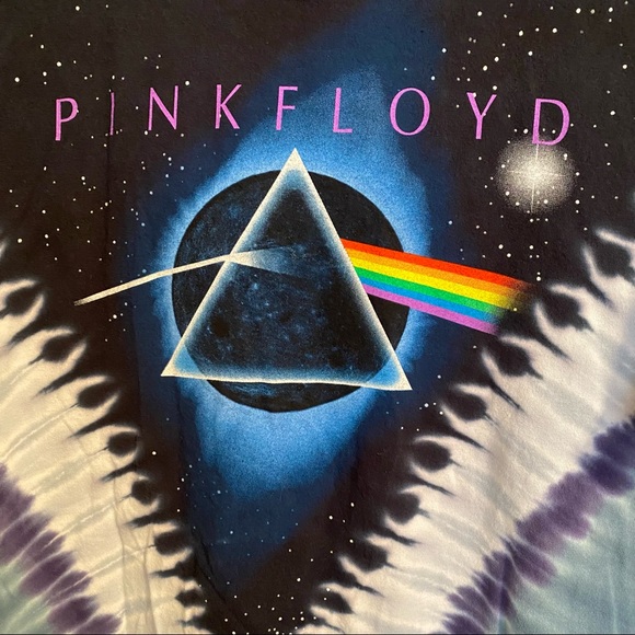 Spencer’s Men’s Liquid Blue Pink Floyd tie dye t-shirt. Size XL. - Picture 4 of 5